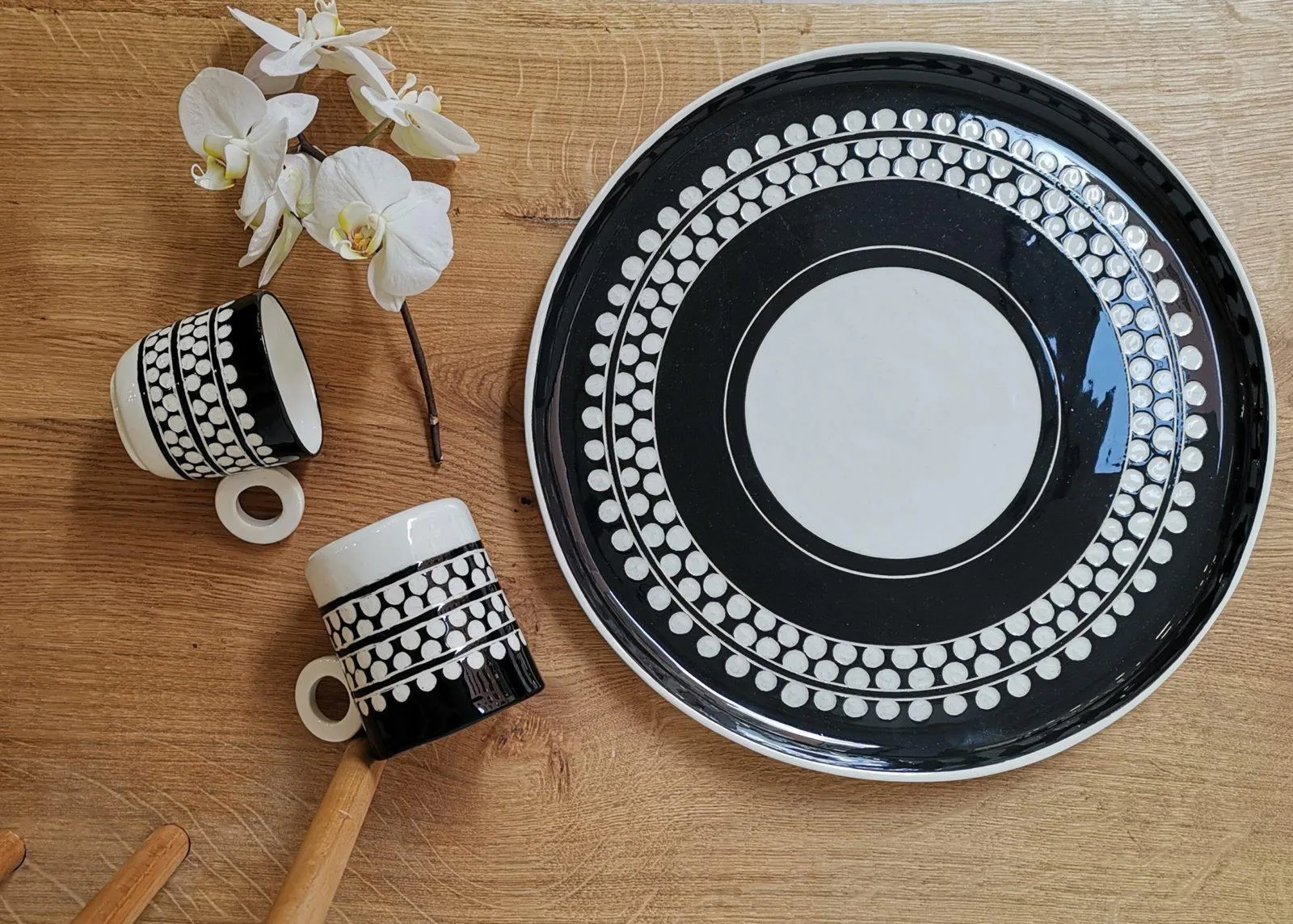 Tazza da Caffè Nera e Bianca - immagine 3