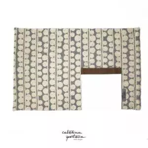 Tovaglietta in Tessuto Lino Grigio con Tasca Candido