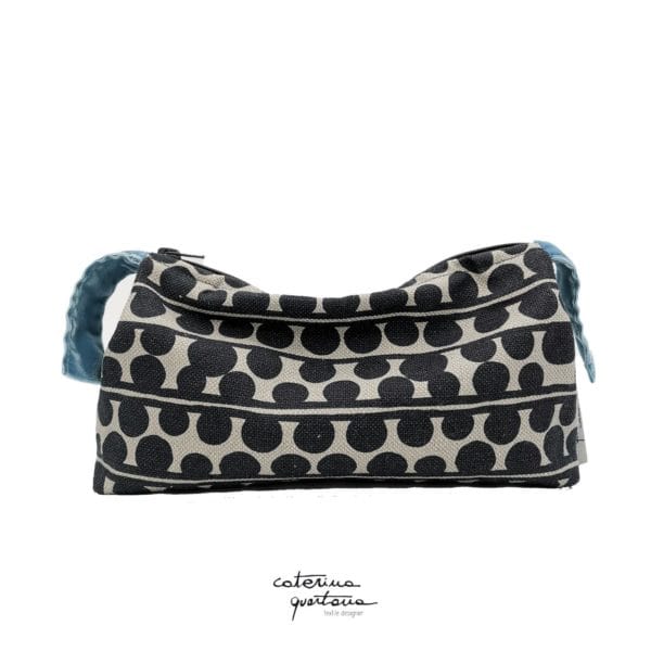 Pochette Bouclé and Velvet Sky Color