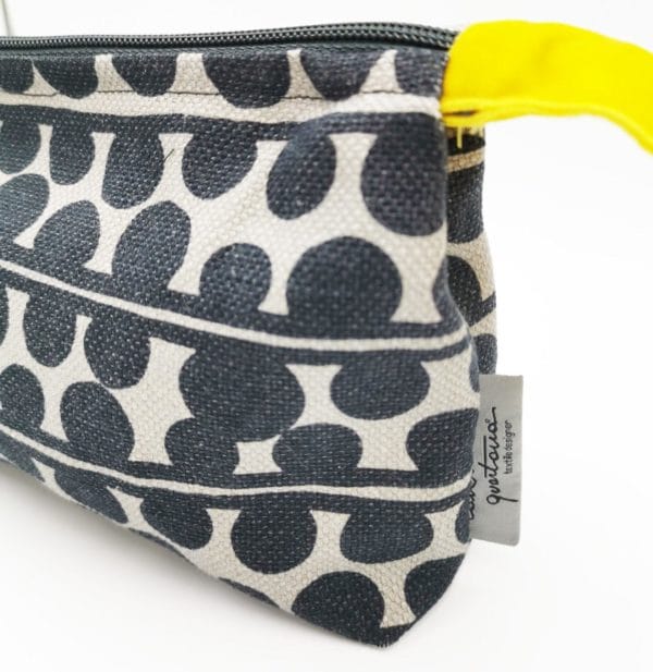 Pochette Bouclé e Velluto Colore Limone - Image 3