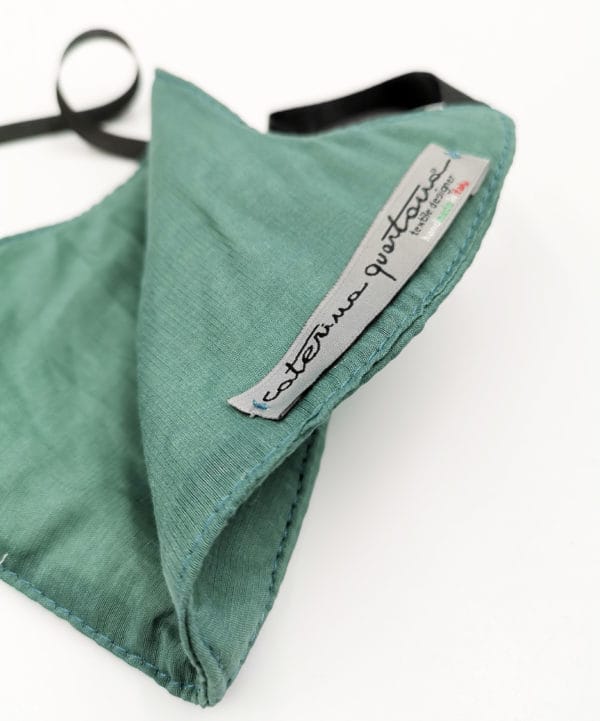 CQ Cone Mask in Emerald Silk - Image 2