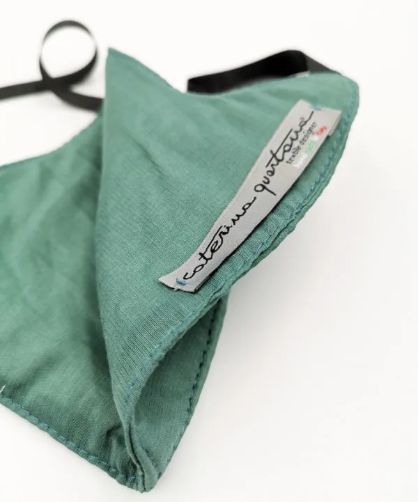 CQ Cone Mask in Emerald Silk - Image 2