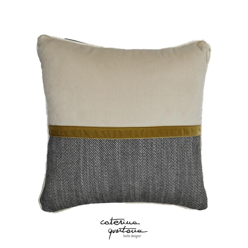 black linen pillow