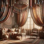 Analisi delle tende con pattern etnici per aggiungere un tocco esotico e culturale alla tua casa.​