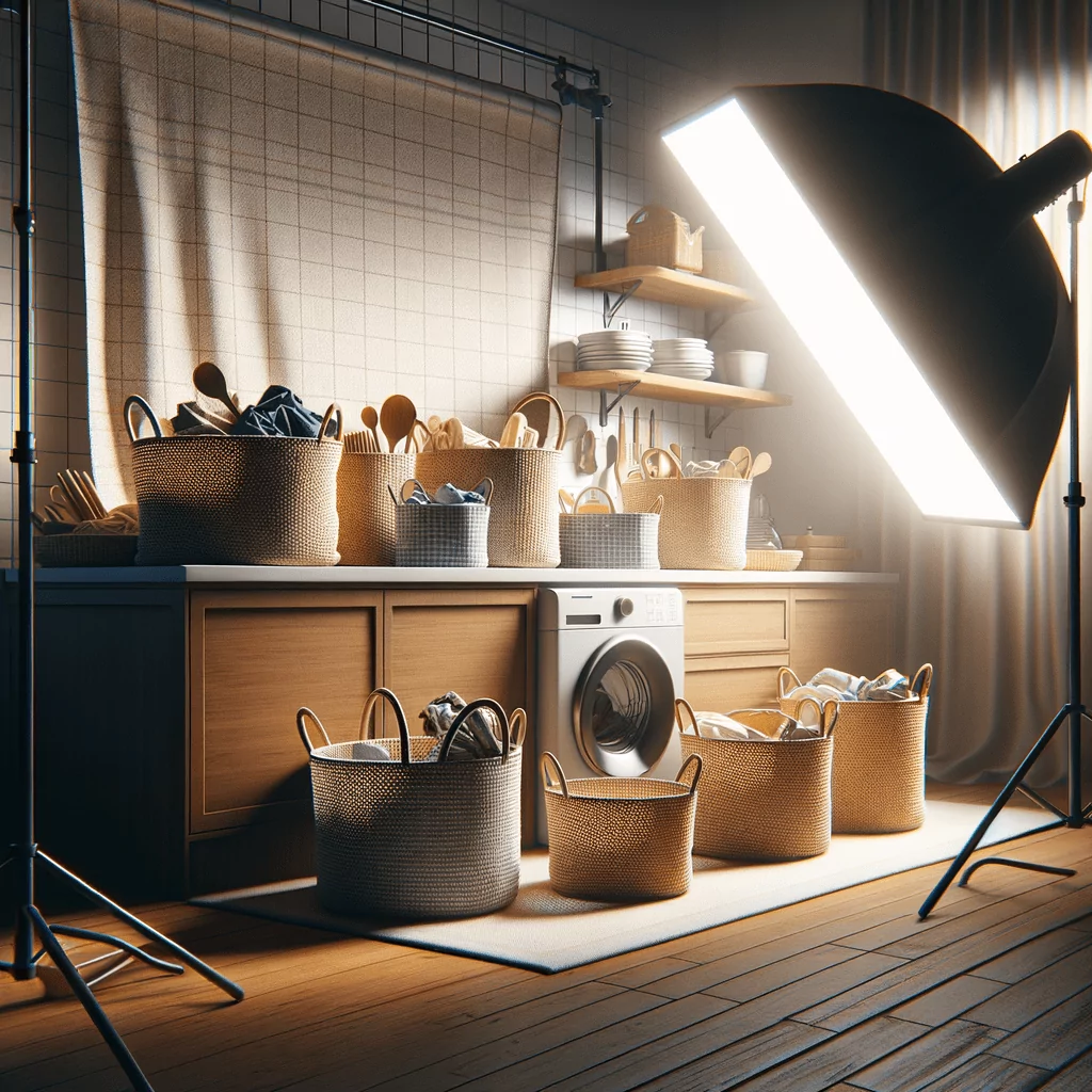 Approfondisci l'utilizzo dei cestini in tessuto per mantenere la tua cucina ordinata con un tocco di design.​