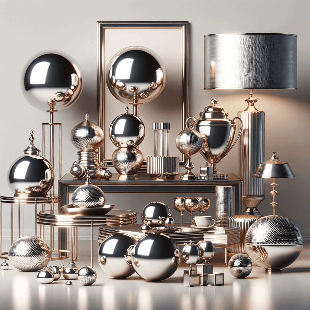 Decorazioni in Metallo: Brillanti Accenti per un Soggiorno Moderno - Esplora l'uso di elementi metallici, come lampade, tavolini e cornici, per aggiungere un tocco di lucentezza e modernità al tuo living.