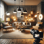 Illuminazione d'Atmosfera: Idee per un Soggiorno Accogliente - Esplora soluzioni di illuminazione che combinano funzionalità ed estetica, utilizzando lampade a sospensione, da terra e applique per creare l'ambiente perfetto.
