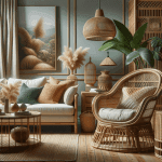 Mobili in Rattan: Il Fascino Naturale nell'Arredamento del Soggiorno - Approfondisci l'uso del rattan e di altri materiali intrecciati per aggiungere texture e un tocco esotico al tuo soggiorno.