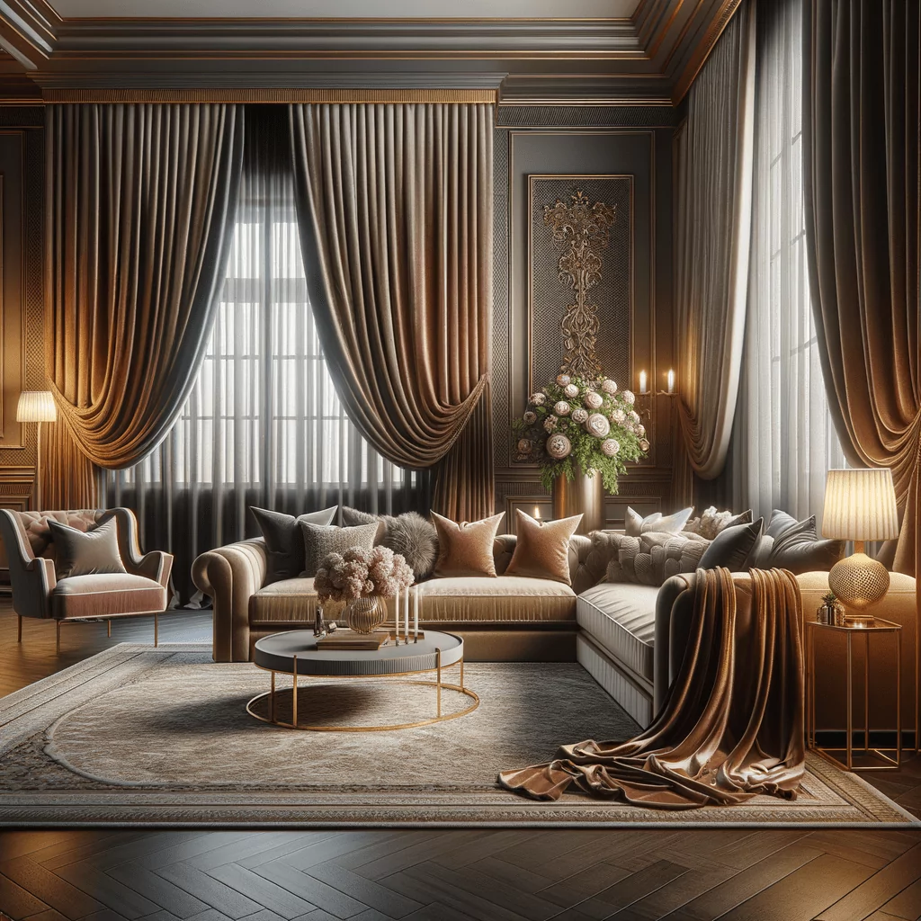 Tende in Velluto: Lusso e Comfort per il Tuo Soggiorno