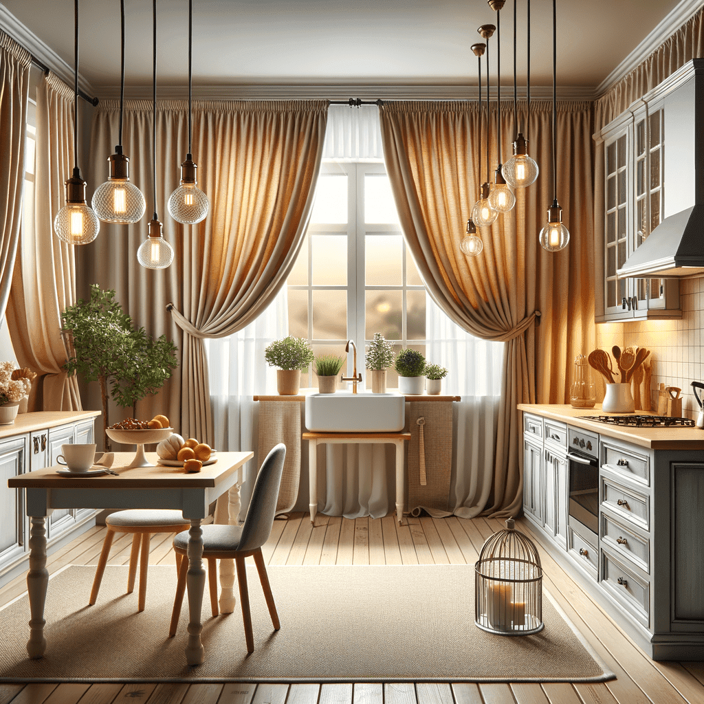 Tende per Cucina: Funzionalità e Stile per un Ambiente Accogliente - Scopri quali sono i tessuti migliori per tende da cucina che combinano praticità ed eleganza.
