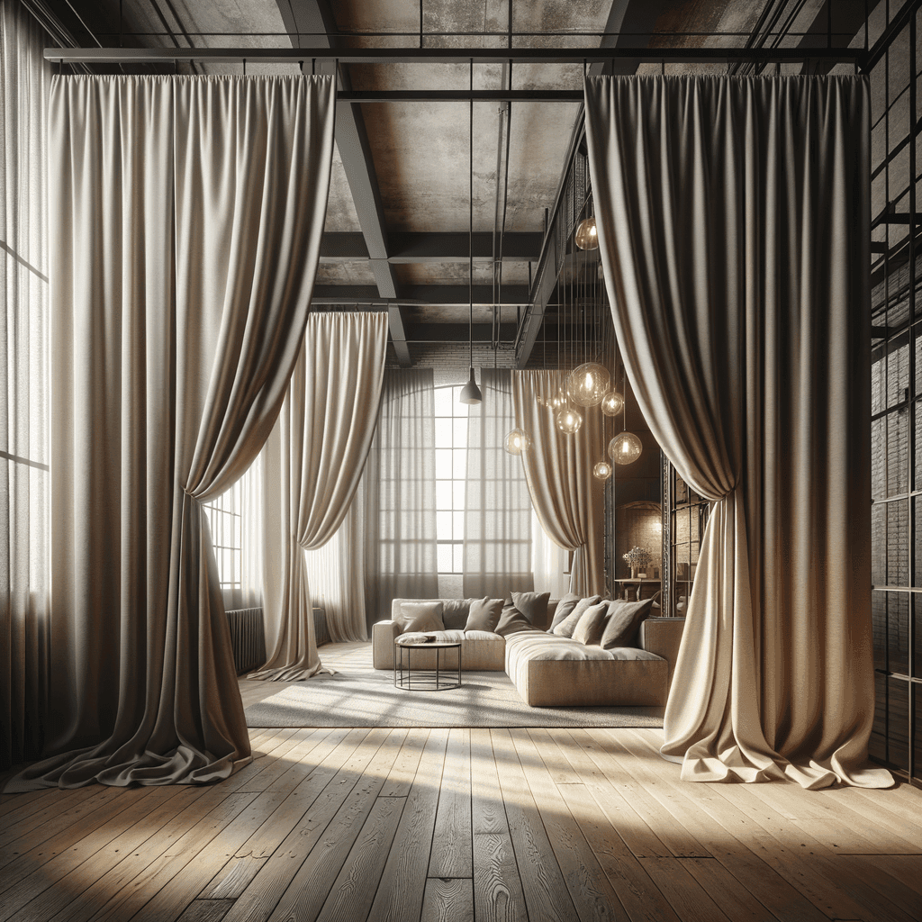 Tende per Loft e Open Space: Soluzioni di Stile e Funzionalità