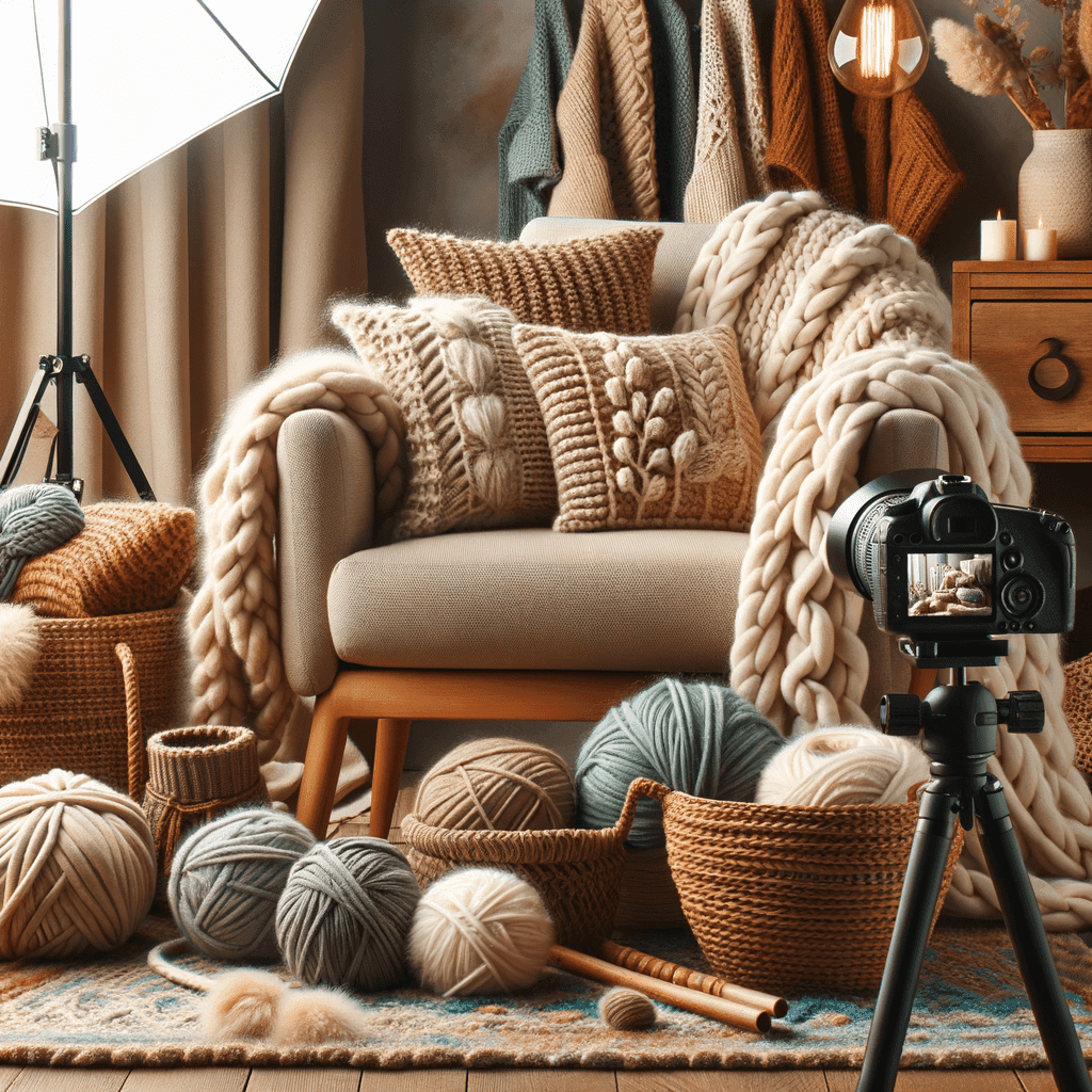 Tessuti a Maglia Grossa: Il Trend dell’Intreccio Artigianale nell’Arredamento - Esplora l’uso dei tessuti a maglia grossa per aggiungere calore e texture agli spazi della tua casa.
