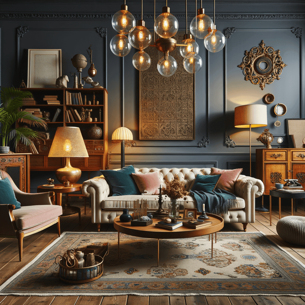 Vintage e Moderno: Come Fondere Stili Diversi nel Tuo Living