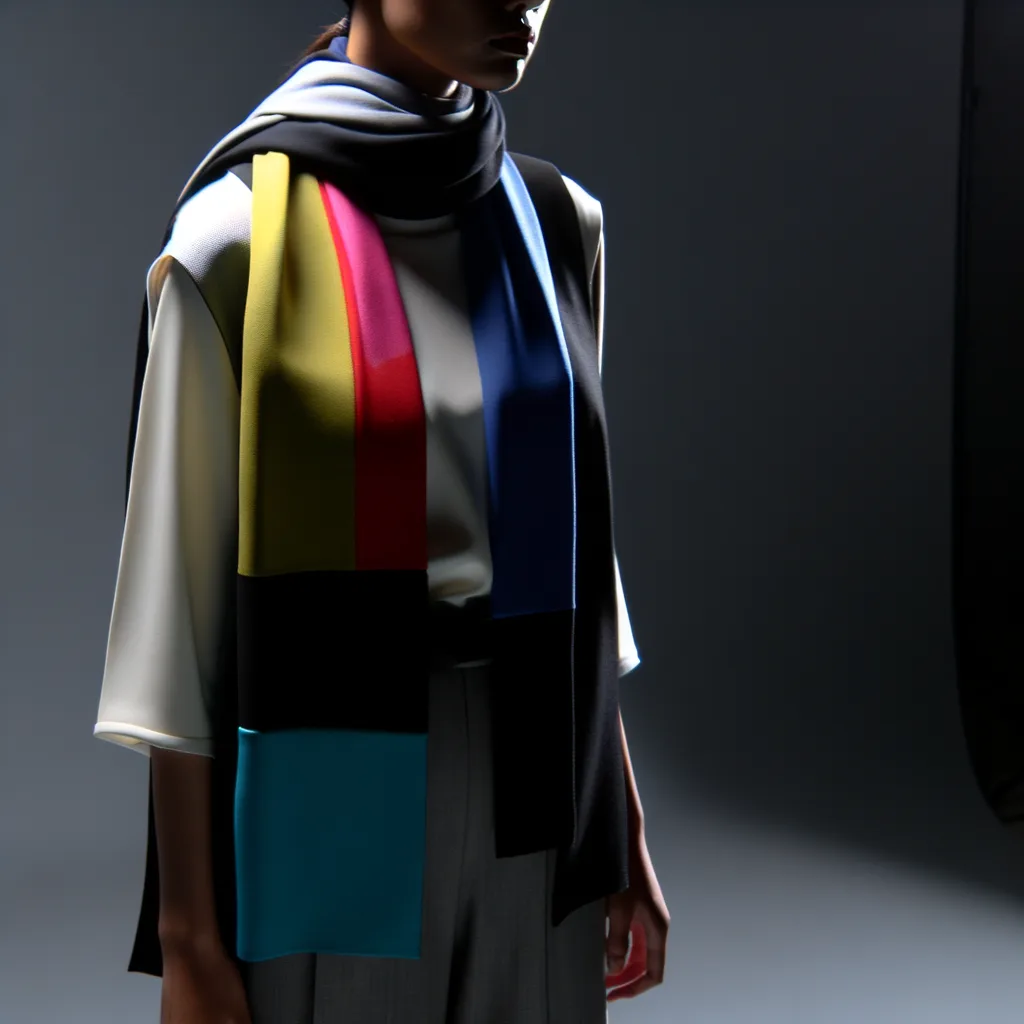 Sciarpa Color Block: Come Abbinarla ai Tuoi Look Monocromatici - Gioca con i colori contrastanti per creare combinazioni d’effetto con le sciarpe color block.