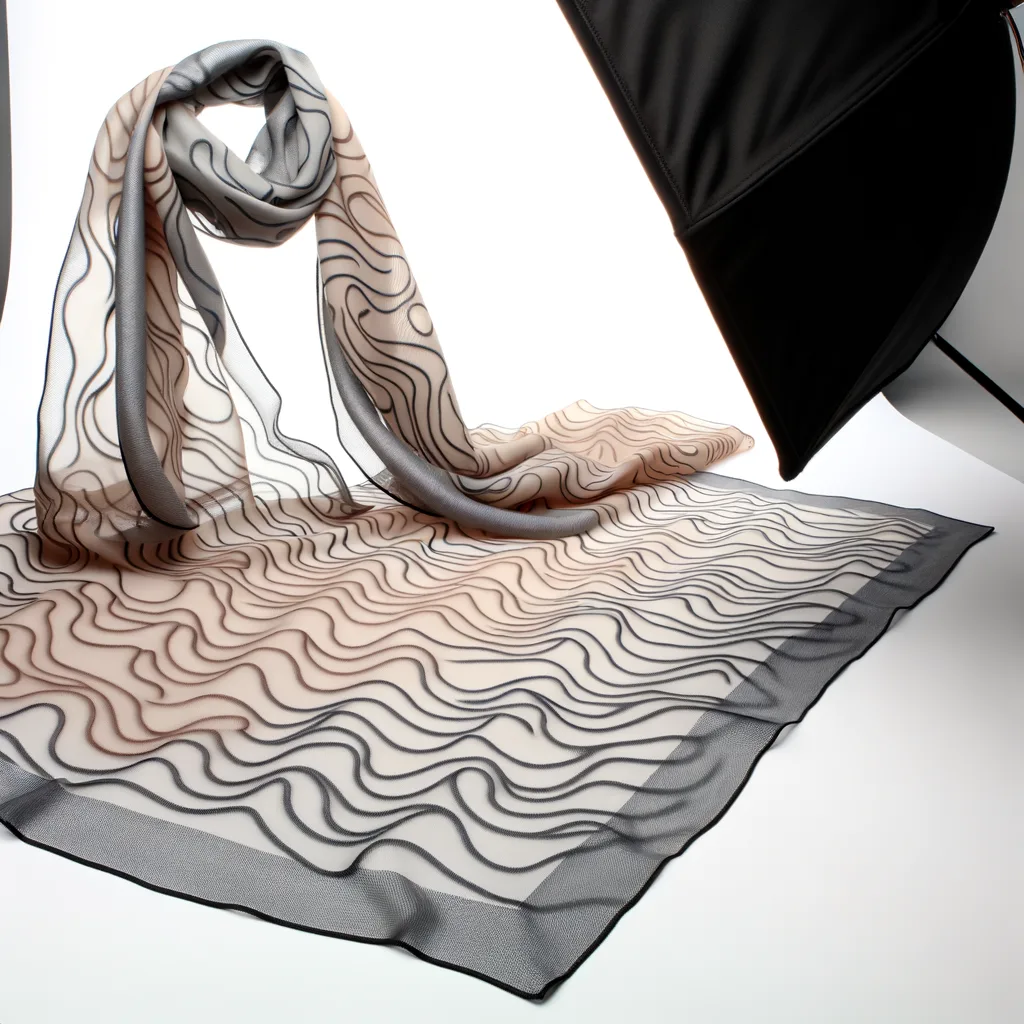 Foulard con Motivo a Onde: Eleganza Organica per Ogni Look - Scopri i nuovi pattern ispirati al movimento dell’acqua per un’estetica fluida e armoniosa.