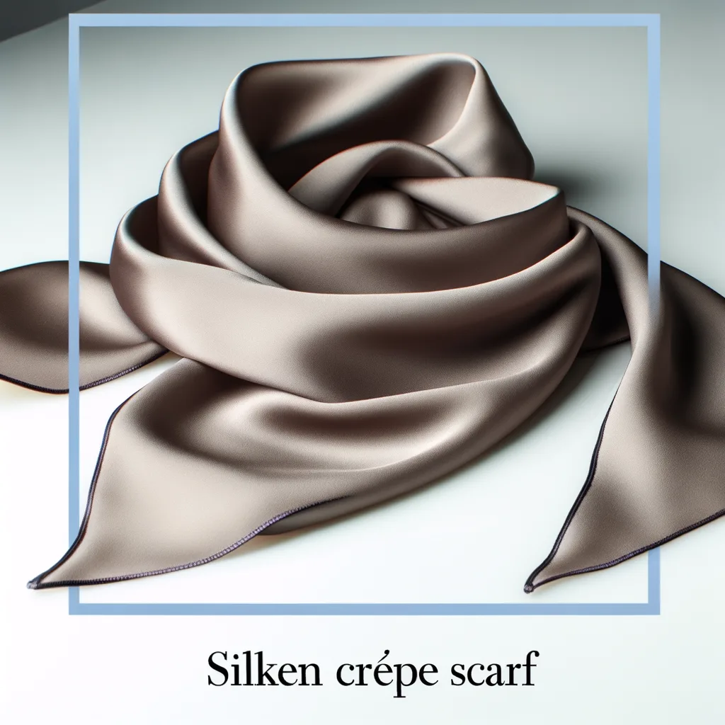Foulard in Seta Crêpe: Leggerezza e Opacità per un Look Sofisticato - Guida all’uso del foulard in seta crêpe, perfetto per chi ama un’eleganza sobria ma raffinata.
