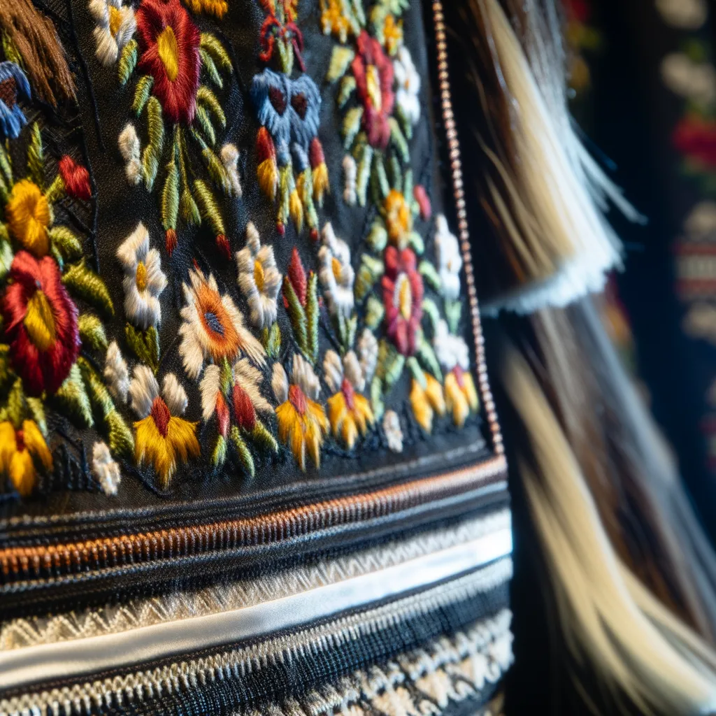 Il Ricamo nei Costumi Tradizionali Sardi: Dettagli di Storia - Esamina l'arte del ricamo che arricchisce i tessuti dei costumi tradizionali con motivi floreali e simbolici.