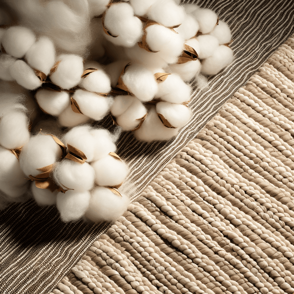Tappeti in Cotone Intrecciato: Comfort e Texture Naturale