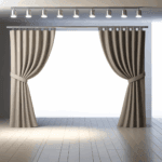 Tende con Sistema a Binario Invisibile: Estetica Pulita e Minimalista - Scopri i vantaggi dei binari nascosti per un effetto flottante e contemporaneo.