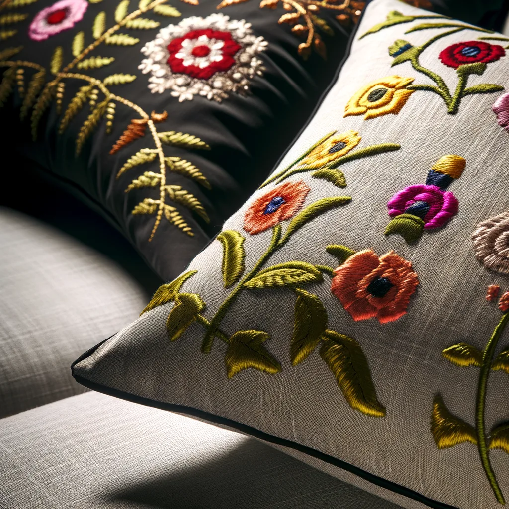 Cuscini Ricamati Galluresi: Dettagli di Lusso per il Salotto - Scopri i motivi ricamati che rendono unici i cuscini della tradizione.