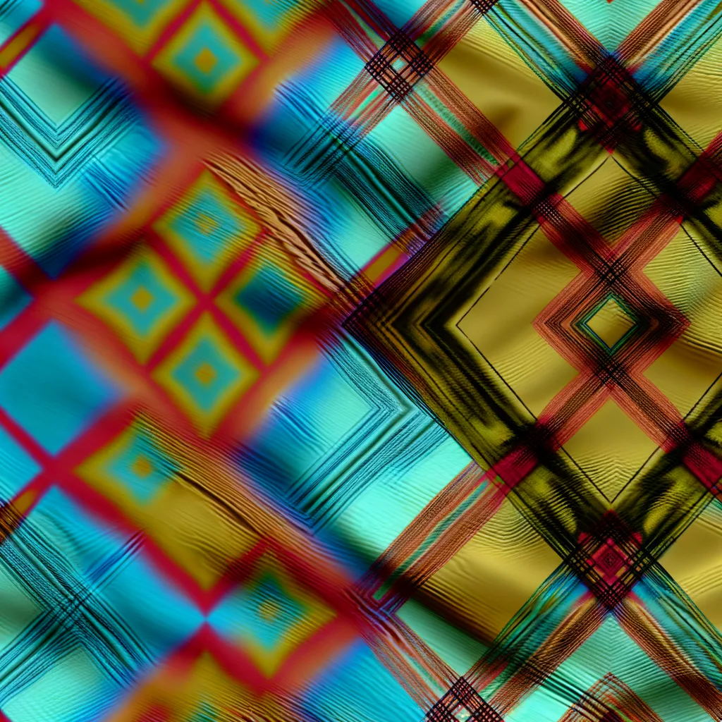 Tende a Motivo Astratto Ispirato ai Paesaggi Sardi - Esplora i pattern astratti derivati dalla natura dell’isola per creare un’atmosfera unica.