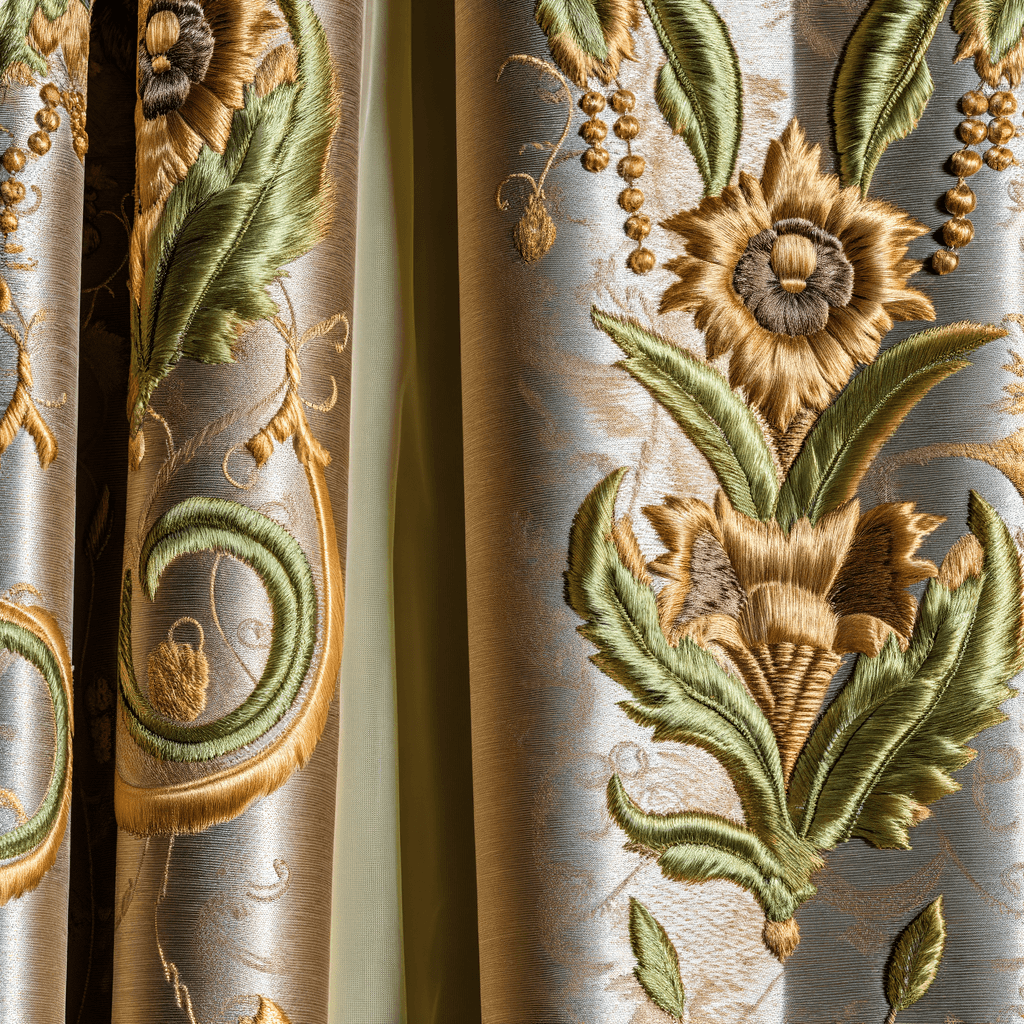 Tende con Ricami Galluresi: Arte del Dettaglio per Ambienti Eleganti