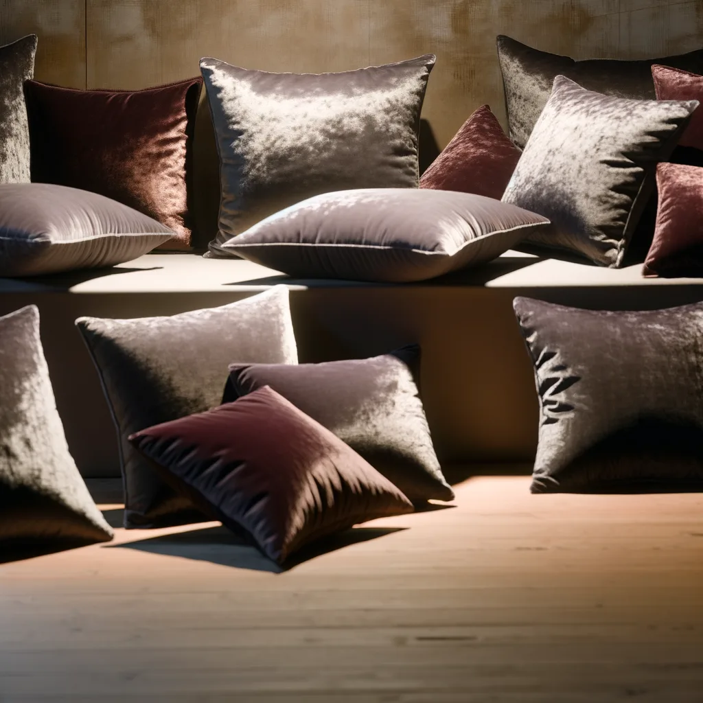 Cuscini in Velluto Lavato: L’Eleganza della Morbidezza