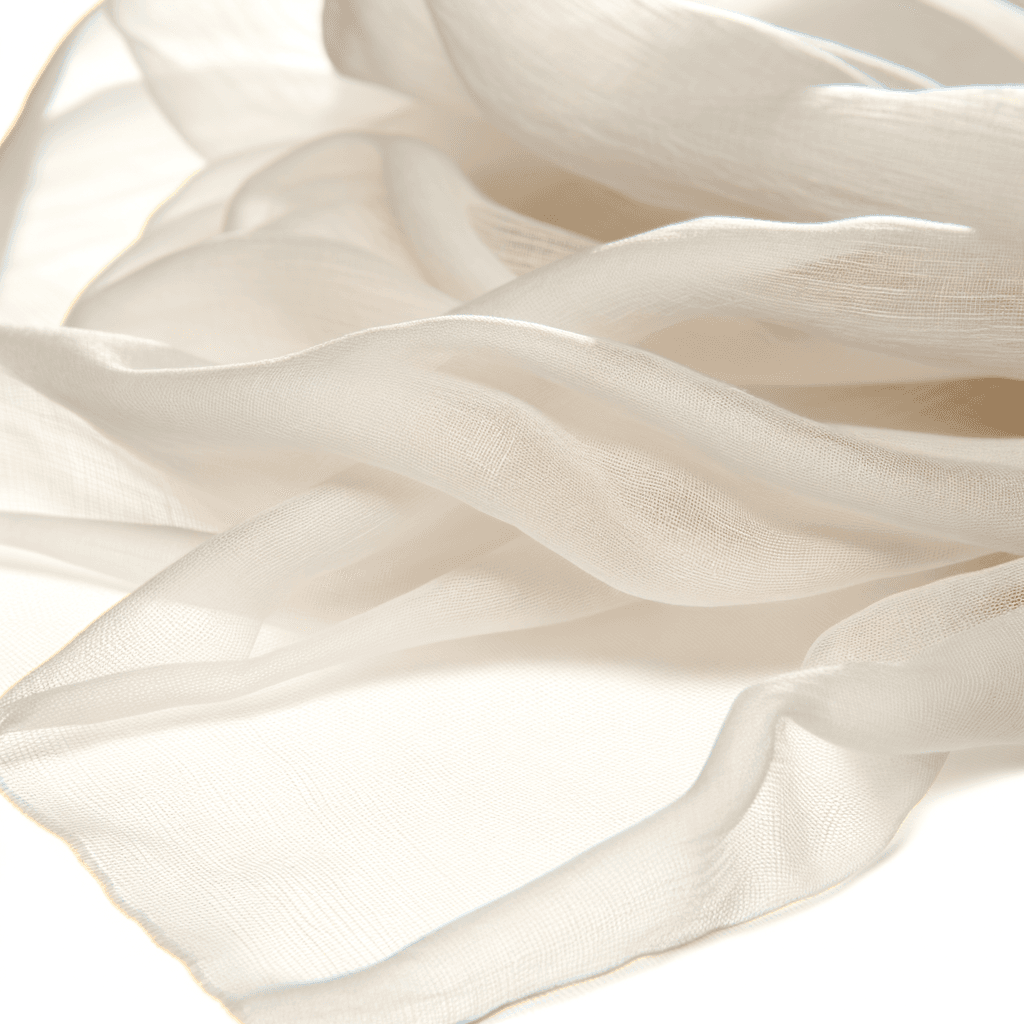 Foulard in Mussola di Seta: Morbidezza e Trasparenza - Analizza il fascino delle texture leggere che accarezzano la pelle.