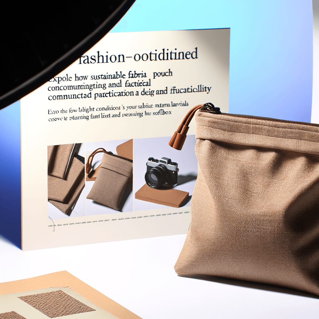 Pochette da Viaggio in Tessuto Naturale: Design e Funzionalità - Scopri come materiali sostenibili possono coniugare estetica e praticità.