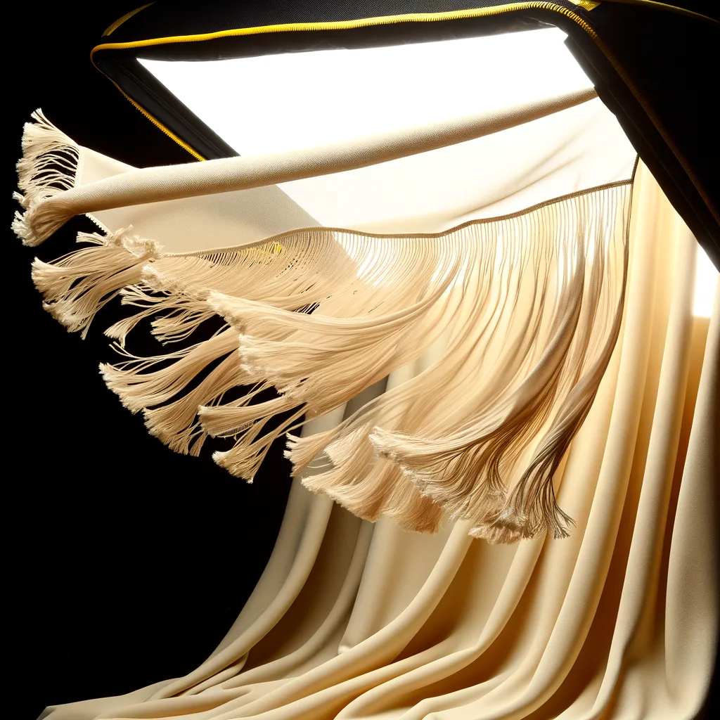 Stole con Finiture Frangiate: Un Tocco di Movimento e Materia - Esplora la leggerezza dinamica delle frange nei tessuti di pregio.