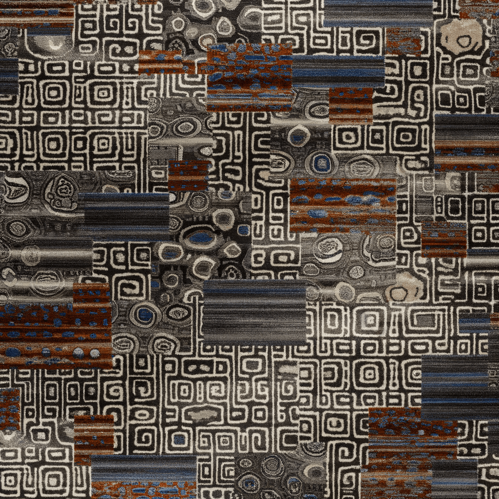 Tappeti a Motivo Astratto: Arte e Funzione sul Pavimento - Esplora l’influenza dell’arte moderna sui tessuti d’arredo.