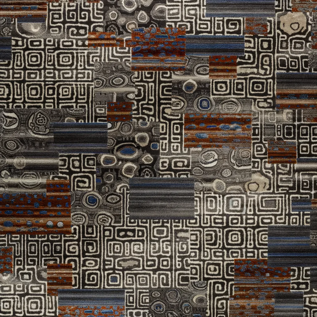 Tappeti a Motivo Astratto: Arte e Funzione sul Pavimento - Esplora l’influenza dell’arte moderna sui tessuti d’arredo.