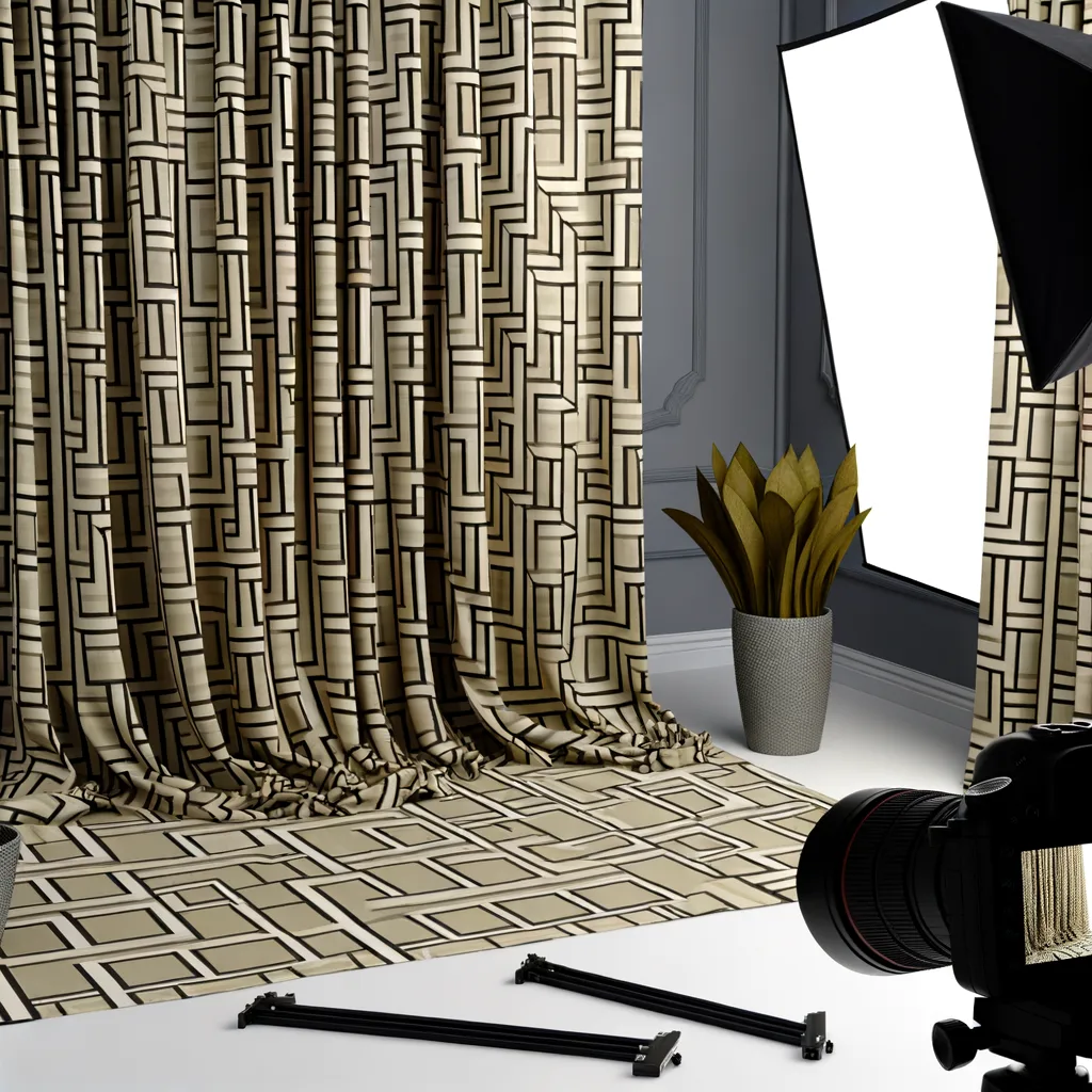 Tende a Motivo Geometrico: L’Arte della Precisione nel Tessile