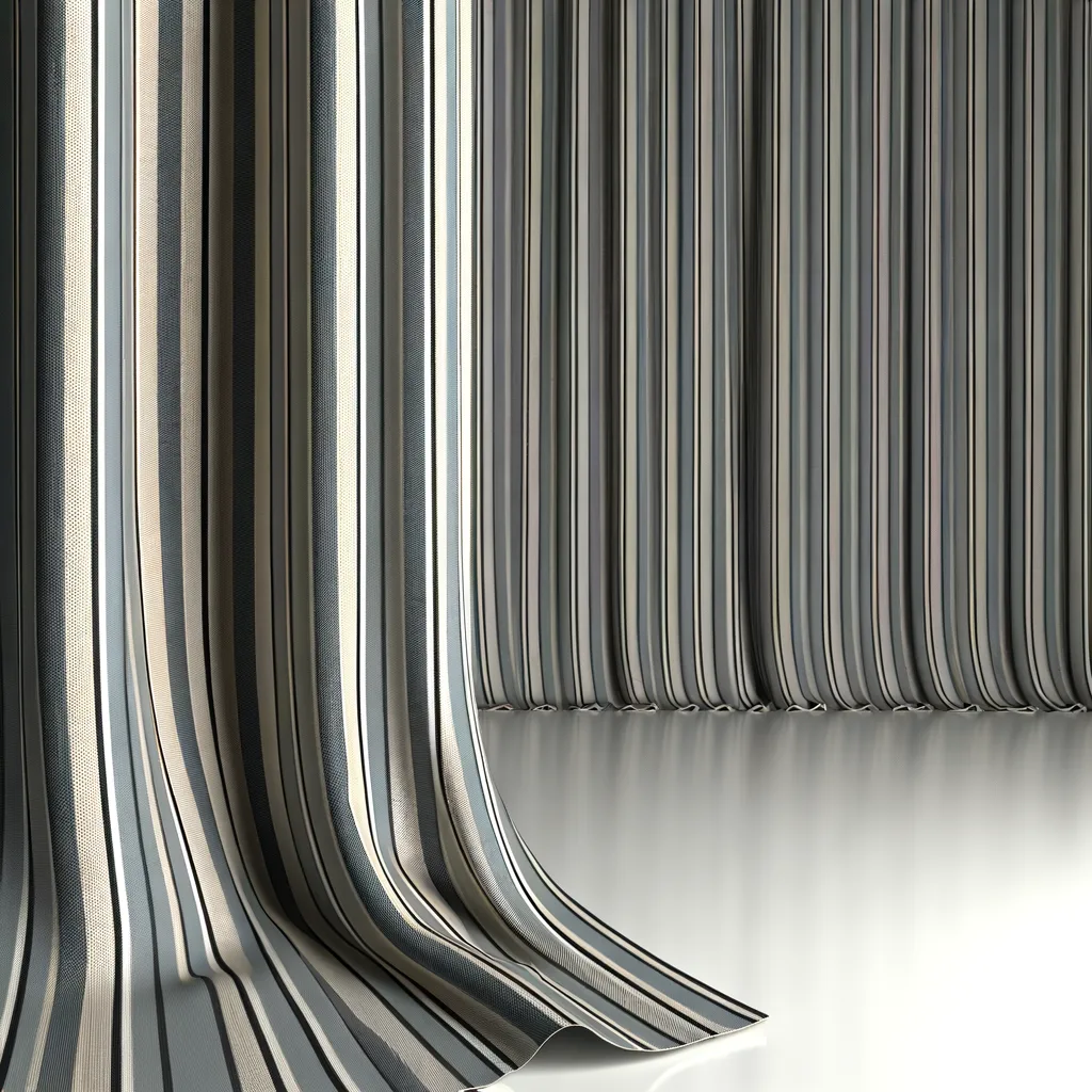 Tende a Righe Sottili: Un Classico Rivisitato con Eleganza - Scopri come il rigato sottile torna come simbolo di raffinatezza.