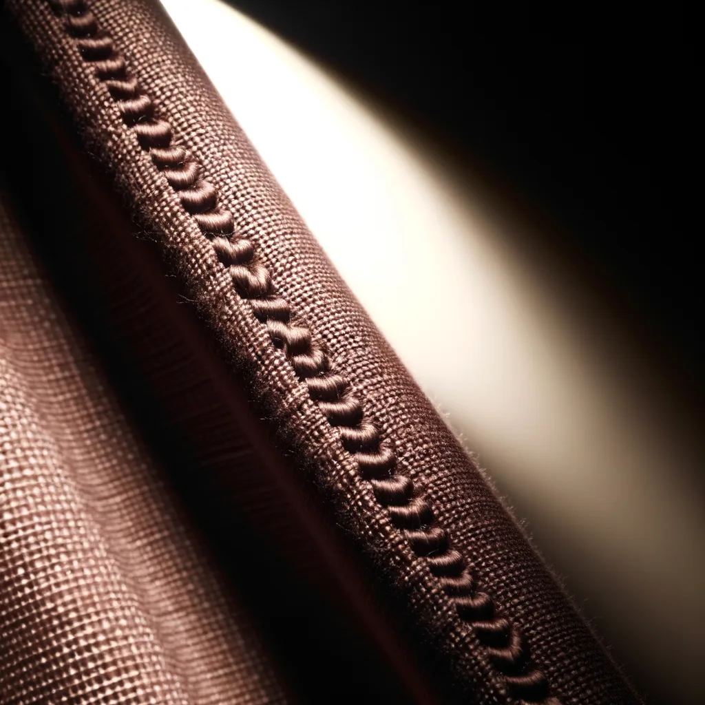 Tende con Finitura Grezza: L’Autenticità del Tessuto Vero - Scopri come le cuciture visibili diventano parte dell’estetica.