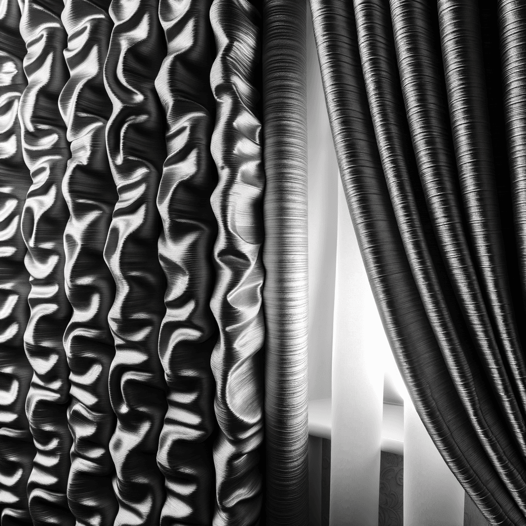 Tende con Texture a Rilievo: Superfici che Dialogano con la Luce - Analizza l’effetto scultoreo delle trame tessili sui tendaggi moderni.
