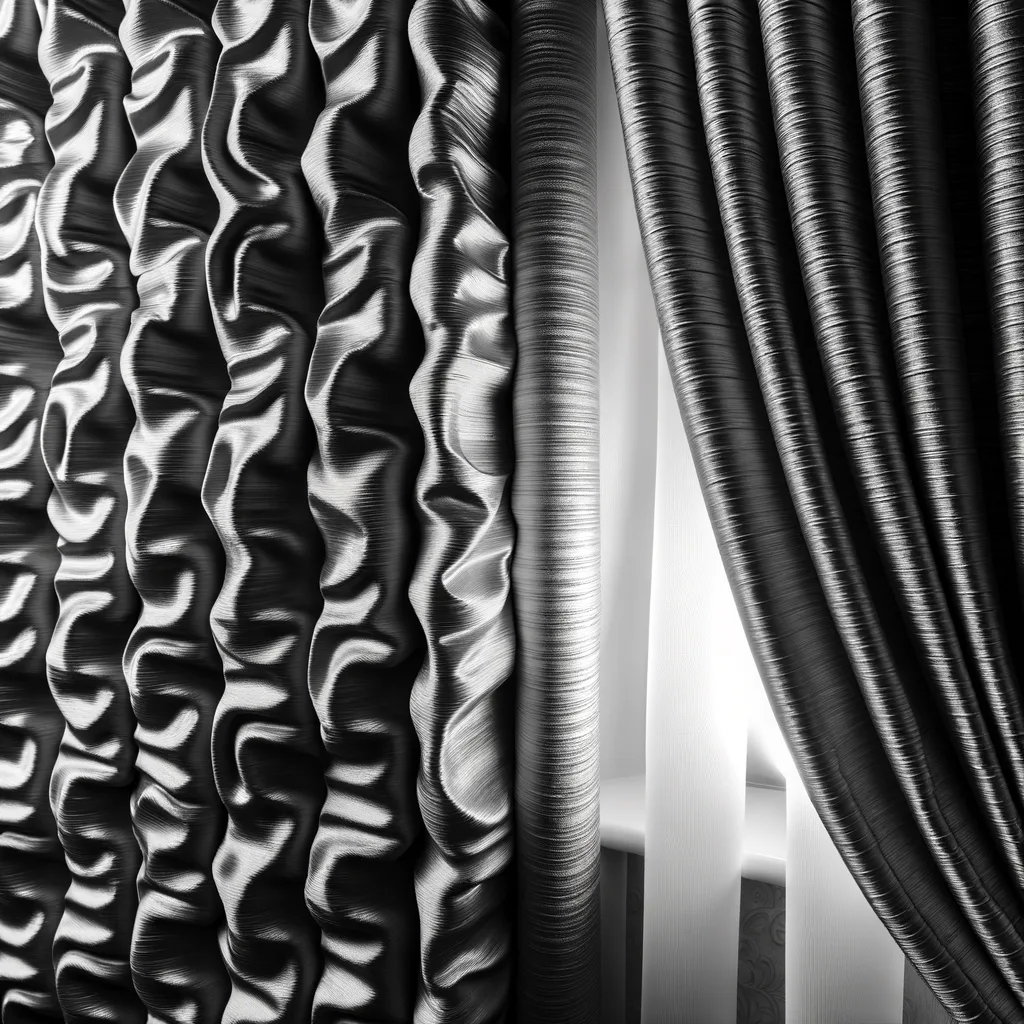 Tende con Texture a Rilievo: Superfici che Dialogano con la Luce - Analizza l’effetto scultoreo delle trame tessili sui tendaggi moderni.