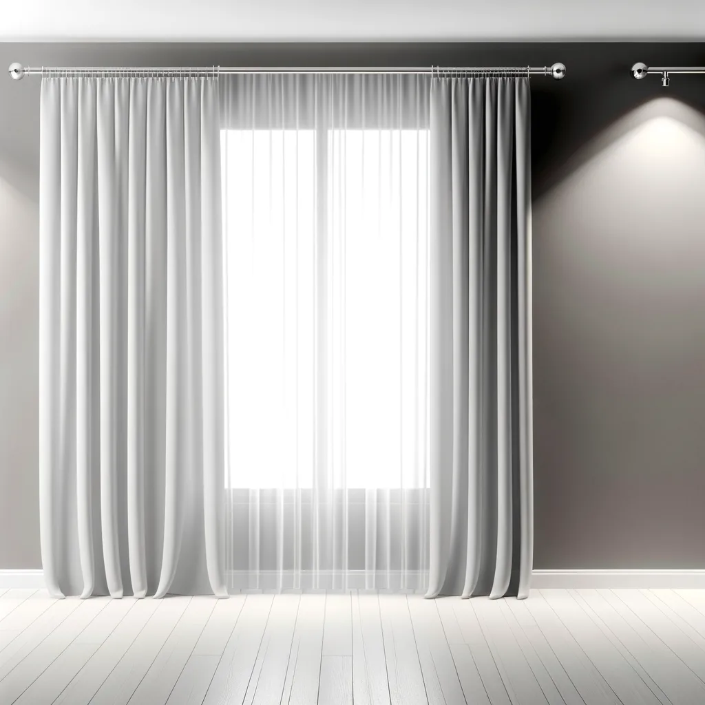 Tende Minimaliste: Linee Pulite per Spazi Moderni - Esplora la bellezza delle tende essenziali in ambienti contemporanei.