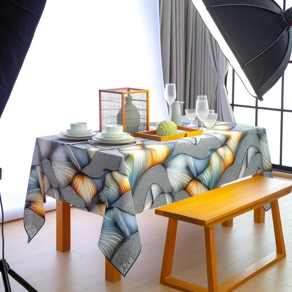 Tovaglie a Motivo Astratto: L’Arte Applicata alla Tavola - Approfondisci l’influenza del design artistico nei tessuti per la casa.