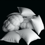 Cuscini come Micro-Architetture - Volumi morbidi.