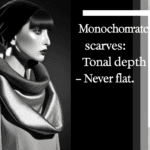 Foulard Monocromatici: Profondità Tonale - Non piatti, mai.