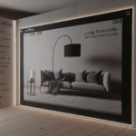 Living Essenziale con Tessili Strutturati - Equilibrio progettuale.