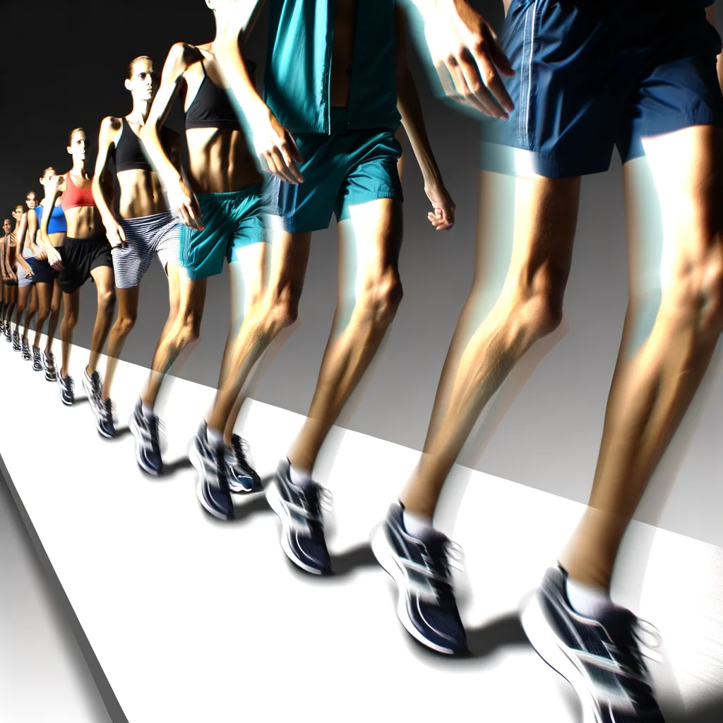 Runner Sovrapposti su Tavole Lunghe - Profondità e movimento.