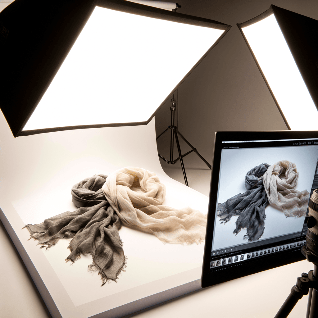 Sciarpe con Bordi Naturali - Estetica cruda.