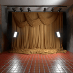 Tende come Quinta Scenica dell’Interno - Il ruolo teatrale del tessuto.
