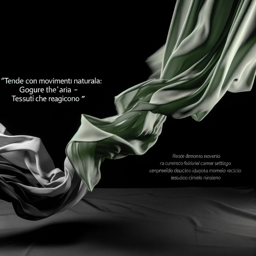 Tende con Movimento Naturale: Seguire l’Aria - Tessuti che reagiscono.
