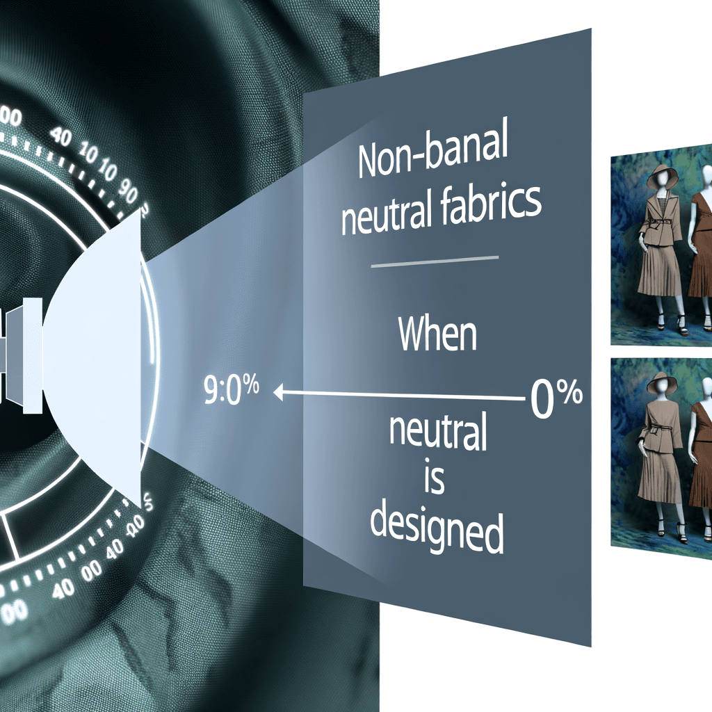 Tessuti Neutri Non Banali - Quando il neutro è progettato.