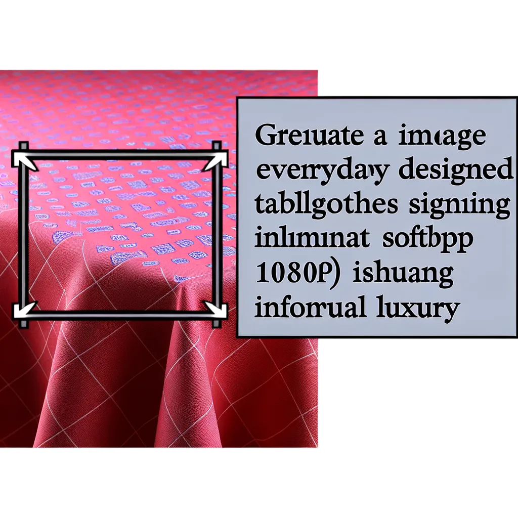 Tovaglie per Tavole Quotidiane di Design - Lusso non formale.