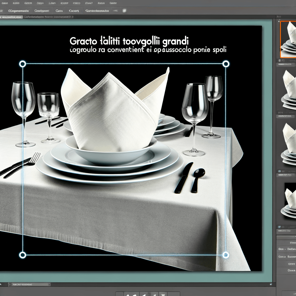 Tovaglioli Grandi: Nuove Proporzioni per la Tavola - Comfort e stile.